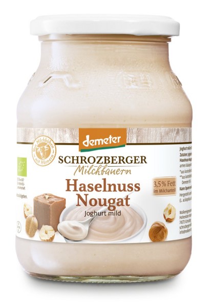 Saison Joghurt Haselnuss Nougat 3,5% 500g