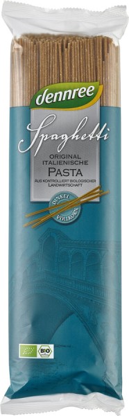 dennree Dinkel-Vollkorn-Spaghetti, 500 gr Packung