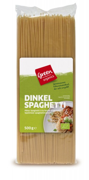 GREEN Dinkel Spaghetti, hell 500g