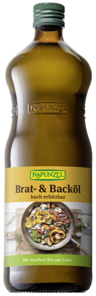 Rapunzel Brat- und Backöl, 1 ltr Flasche