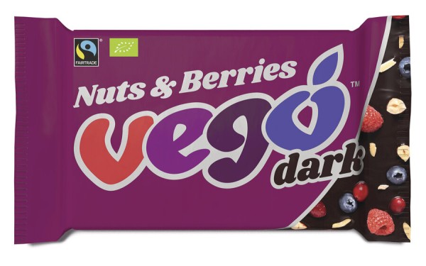 vego Dark Nuts &amp; Berries, 85 gr Stück