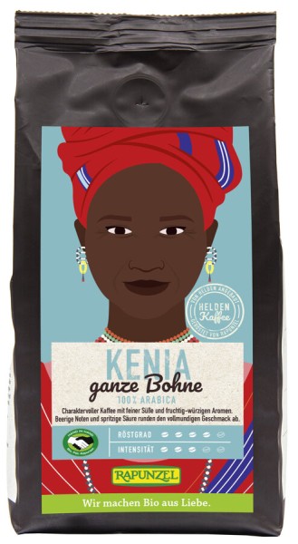 Rapunzel Heldenkaffee Kenia, ganze Bohne HIH, 250