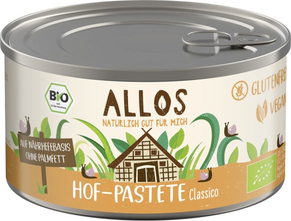 Allos Hof-Pastete Classico, 125 gr Stück