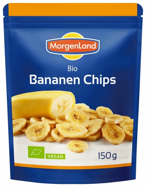 Morgenland Bananen Chips, 150 gr Packung