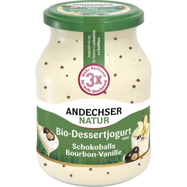 Cremejoghurt Vanille mit Schokoballs 7,5% 500g