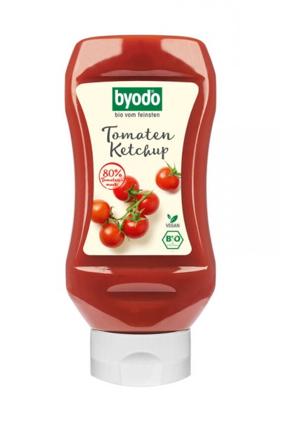 byodo Tomatenketchup, 80% Tomate, 300 ml PET-Flasc
