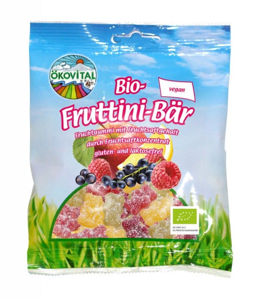 Ökovital Fruttini Bär, 100 gr Packung