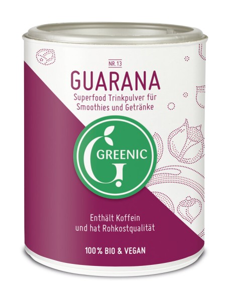 Greenic Guarana Trinkpulver, 130 gr Dose