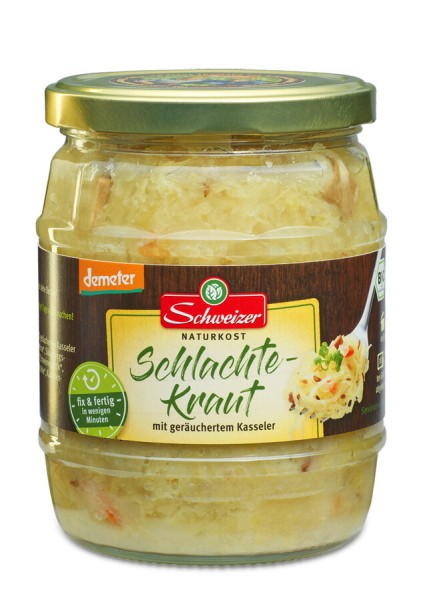 Schweizer Schlachtekraut, 550 gr Glas