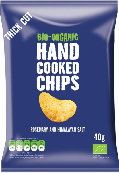 Trafo Handcooked Chips Rosemary &amp; Himalaya Salt, 4