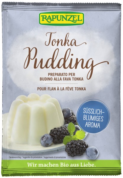 Rapunzel Pudding-Pulver Tonka, 40 gr Packung