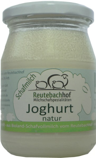 Reutebachhof Schafjoghurt, 250 gr Glas