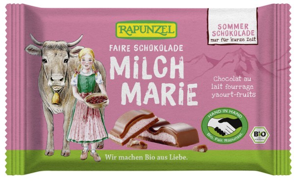Rapunzel Milch Marie Schokolade mit rote Beeren-Jo