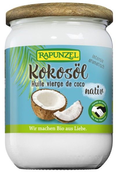Rapunzel Kokosöl nativ HIH, 432 ml Glas