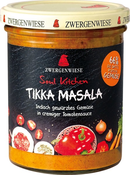 Zwergenwiese Soul Kitchen Tikka Masala, 370 gr Gla