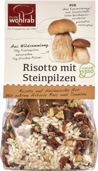 Wohlrab Pilze Risotto mit Steinpilz, 175 gr Packung