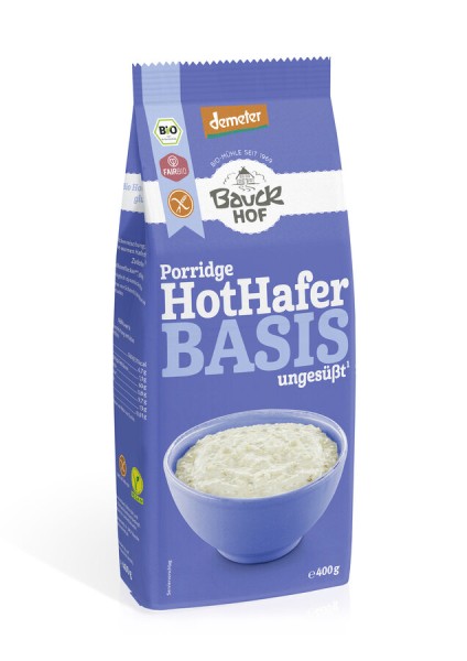 Bauckhof Hot Hafer Basis, 400 gr Packung -glutenfr