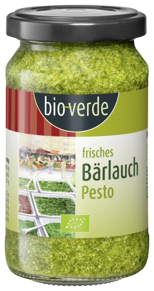 bio-verde Bärlauch Pesto, 165 gr Glas