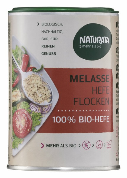 Naturata Bio Melasse Hefeflocken, 100 gr Dose