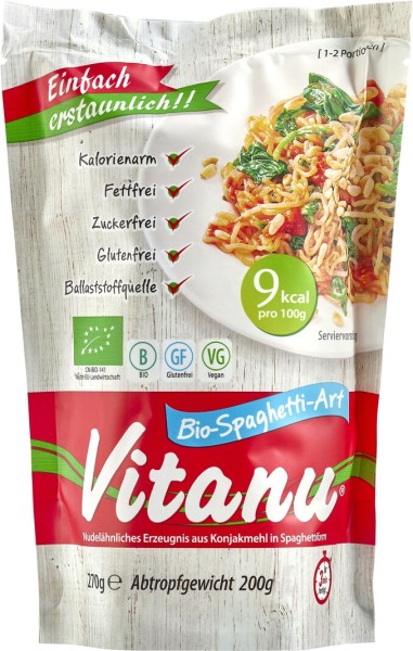 Vitanu Spaghetti, 270 gr Packung