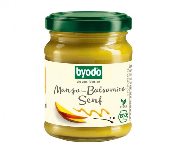 byodo Mango-Balsamico Senf, 125 ml Glas