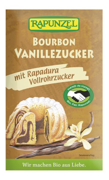 Rapunzel Vanillezucker Bourbon mit Rapadura HIH, 8