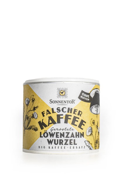 &gt; Löwenzahnwurzel, geröstet, falscher Kaffee 75g
