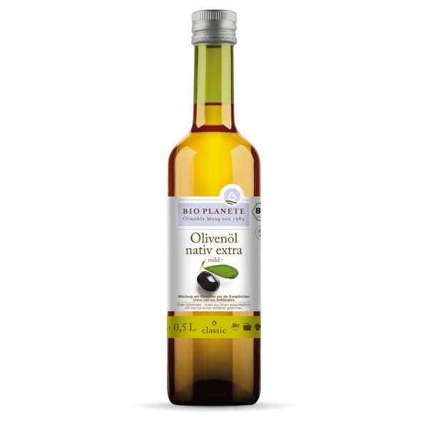 BIO PLANÈTE Olivenöl, mild, 0,5 ltr Flasche