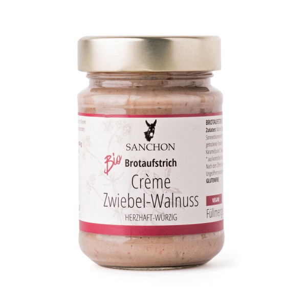 Sanchon Crème Zwiebel-Walnuss, 190 gr Glas