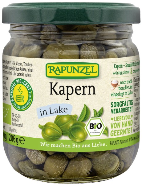 Rapunzel Kapern in Lake, 206 gr Glas (120 gr)