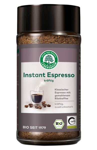 Lebensb Espresso Instant, 100 gr Glas