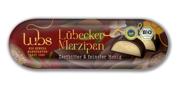 Lubs Lübecker Marzipanbrot mit Honig - ZB Schokola