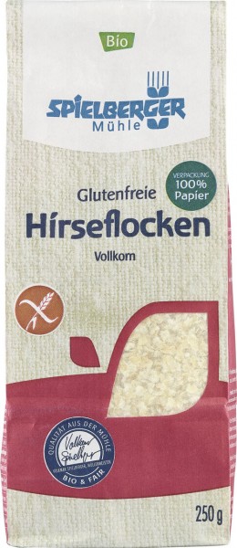 Spielberger Glutenfreie Hirseflocken, 250 gr Packu