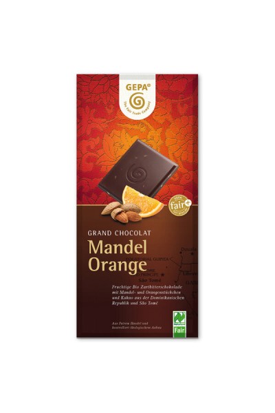 Gepa Mandel Orange, 100 gr Stück