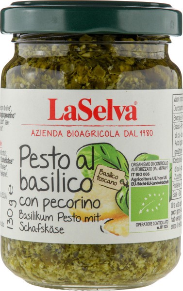 Basilikum Pesto mit Schafskäse 130g