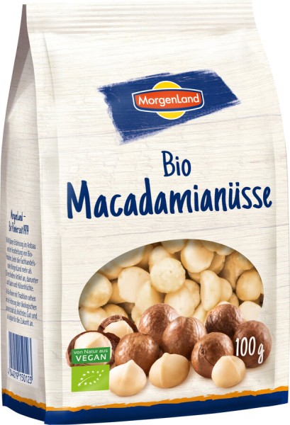 Morgenland Macadamianüsse ungeröstet,100 gr Packun