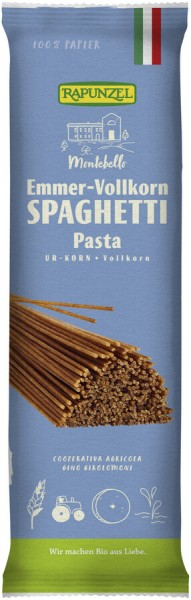 Rapunzel Emmer-Spaghetti Vollkorn, 500 gr Packung