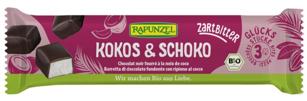 Rapunzel Kokos &amp; Schoko Zartbitter (Kokos-Happen Z