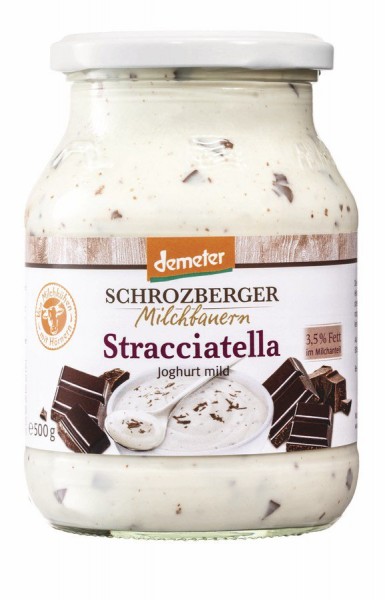 Schrozberg Milchbauern Joghurt Stracciatella, 500