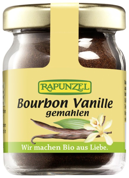 Rapunzel Bourbon Vanillepulver HIH, 15 gr Glas