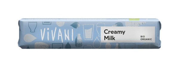 Vivani Milch Crème Schokoriegel, 40 gr Stück