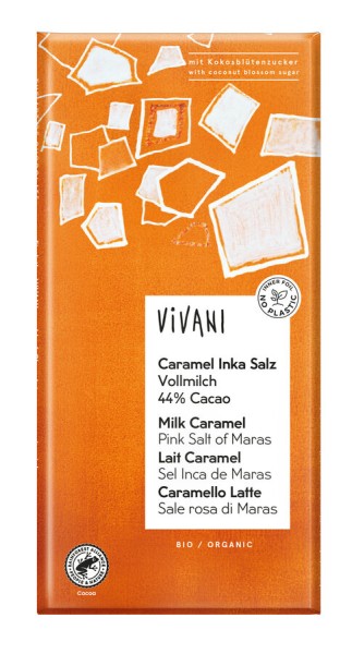 Vivani Caramel Inka Salz mit Kokosblütenzucker, 80