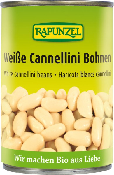 Rapunzel Weiße Cannellini Bohnen, 400 gr Dose