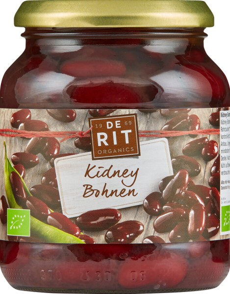De Rit Kidney Bohnen, 350 gr Glas