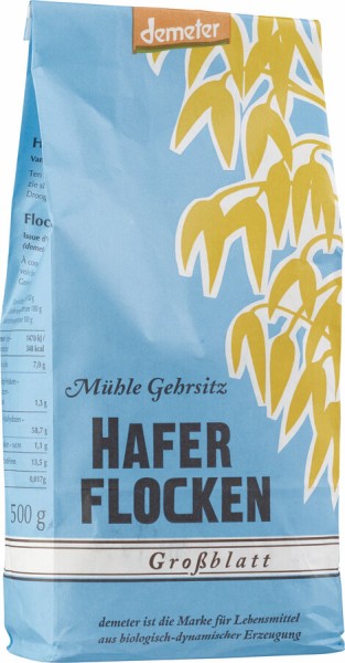 Gehrsitz Haferflocken Großblatt, 500 gr Packung
