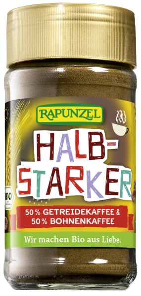 Rapunzel Halbstarker Instant 50% Getreidekaffe &amp; 5