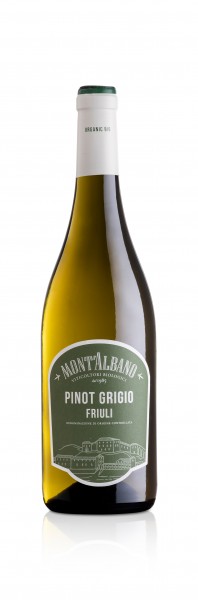 Mont&#039;Albano Pinot Grigio Friuli DOC 2020, 0,75 ltr Flasche , weiß