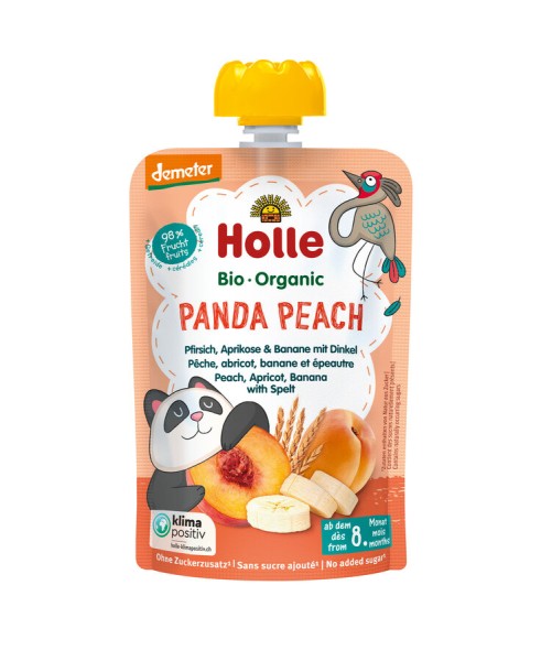 Holle Panda Peach Pfirsich, Aprikose &amp; Banane mit