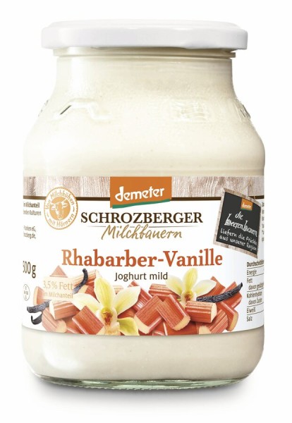 Schrozberger Milchbauern Joghurt Rhabarber-Vanille