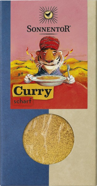 Sonnentor Curry scharf, 50 gr Packung